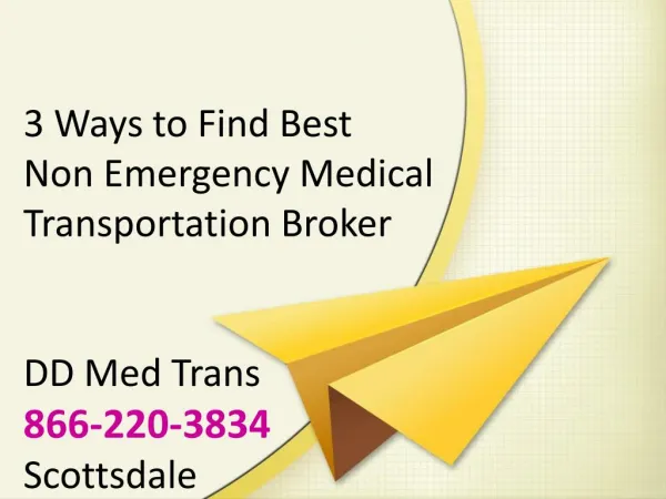 3 ways to find best non emergency medical transportation broker