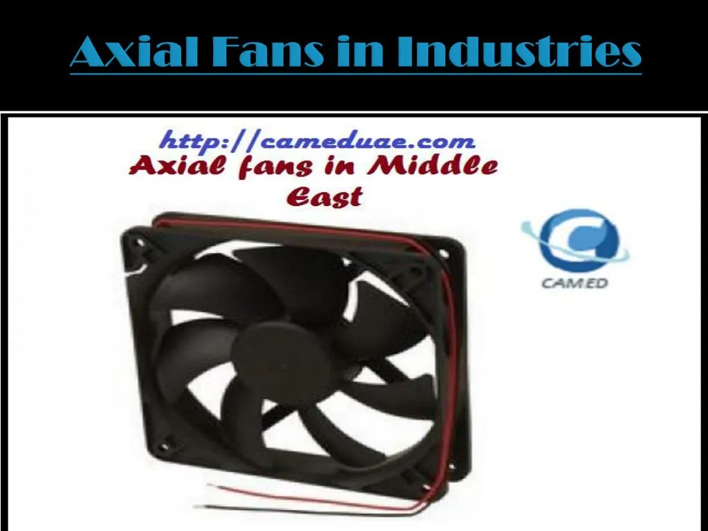 axial fans in industries