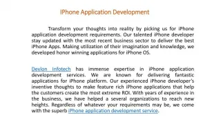 iPhone App Development Service | ios app development company - slide 1