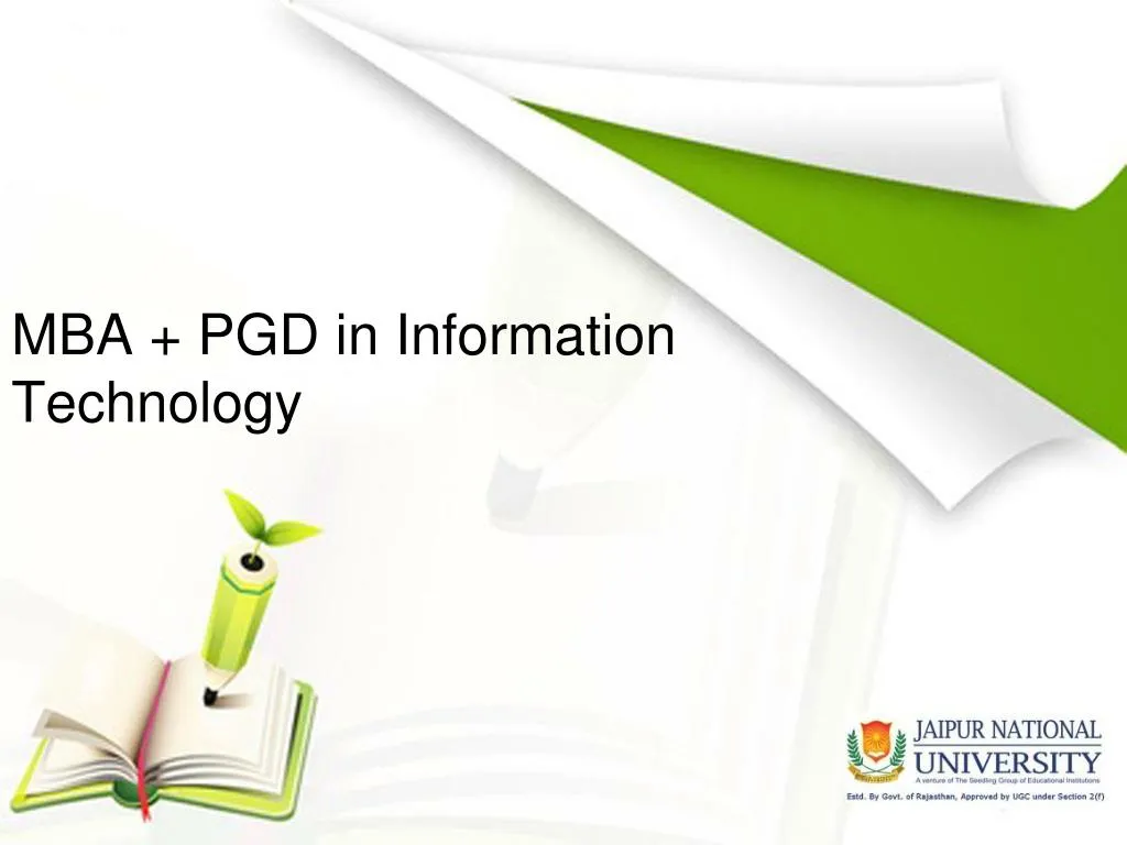 mba pgd in information technology