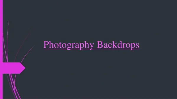 Importance of Backdrops for Successful Photography Business