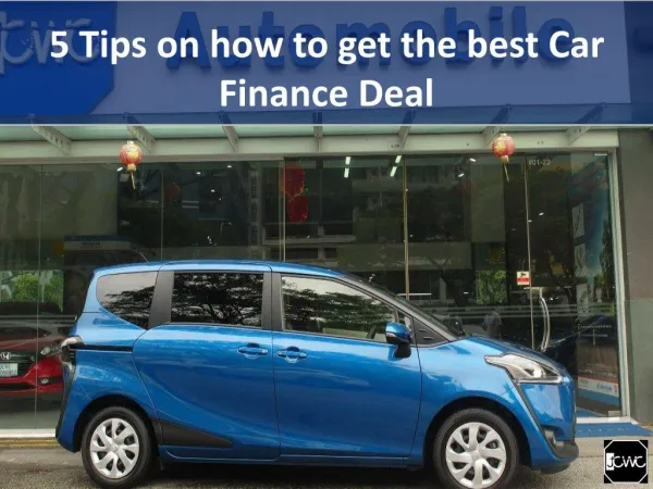 5 Tips on how to get the best Car Finance Deal