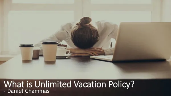 Daniel chammas: What is Unlimited Vacation Policy