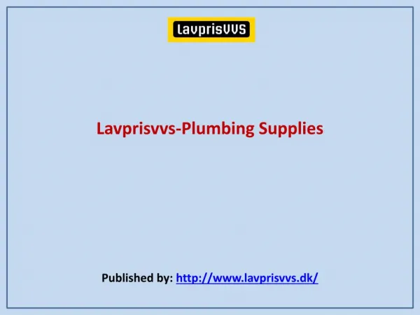 Lavprisvvs-Plumbing Supplies