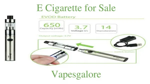 Buy E Cigarettes Online