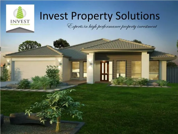 Property investment solutions