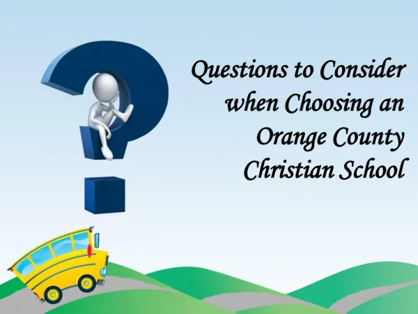Best orange county christian school