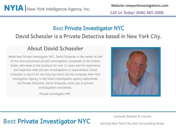 Private Investigators in New York City