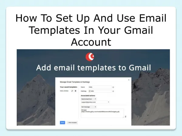 How To Set Up And Use Email Templates In Your Gmail Account