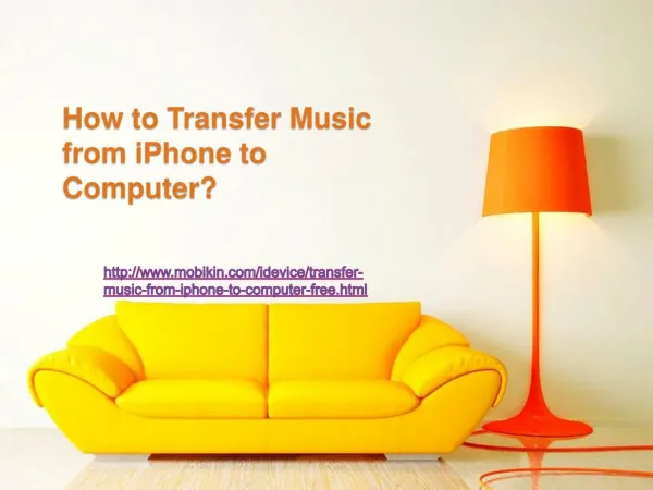 How to transfer music from iphone to computer ?