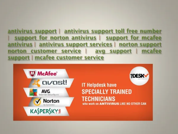 Antivirus support services @ http://www.renowntoday.com/