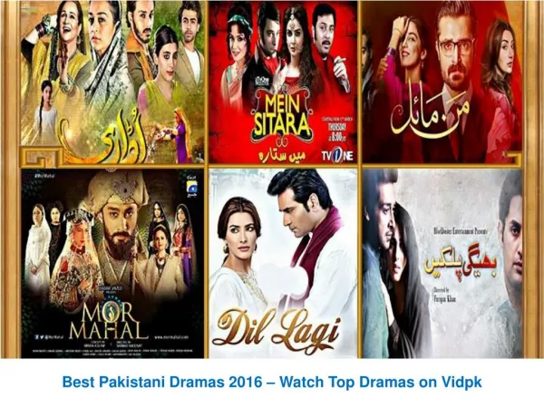 Best Pakistani Dramas 2016