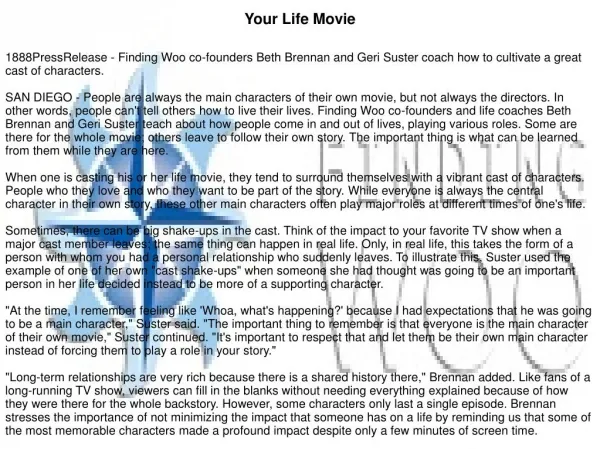 Your Life Movie