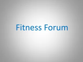 Fitness Forum: Exercising outdoors has benefits - slide 1
