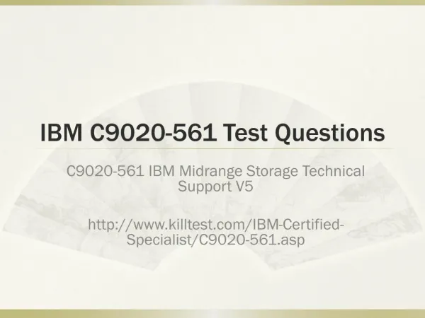 IBM C9020-561 Test Questions Killtest