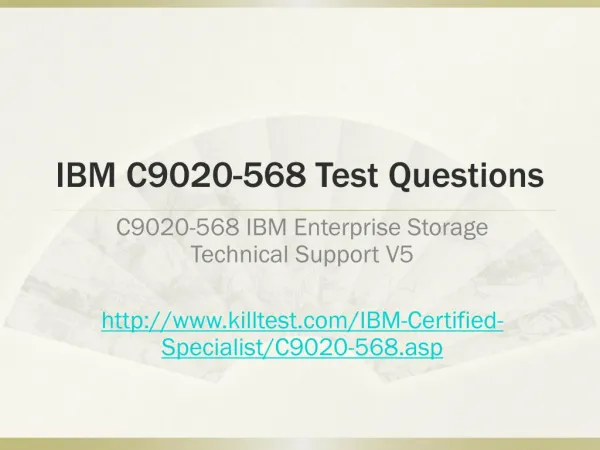 IBM C9020-568 Test Questions Killtest
