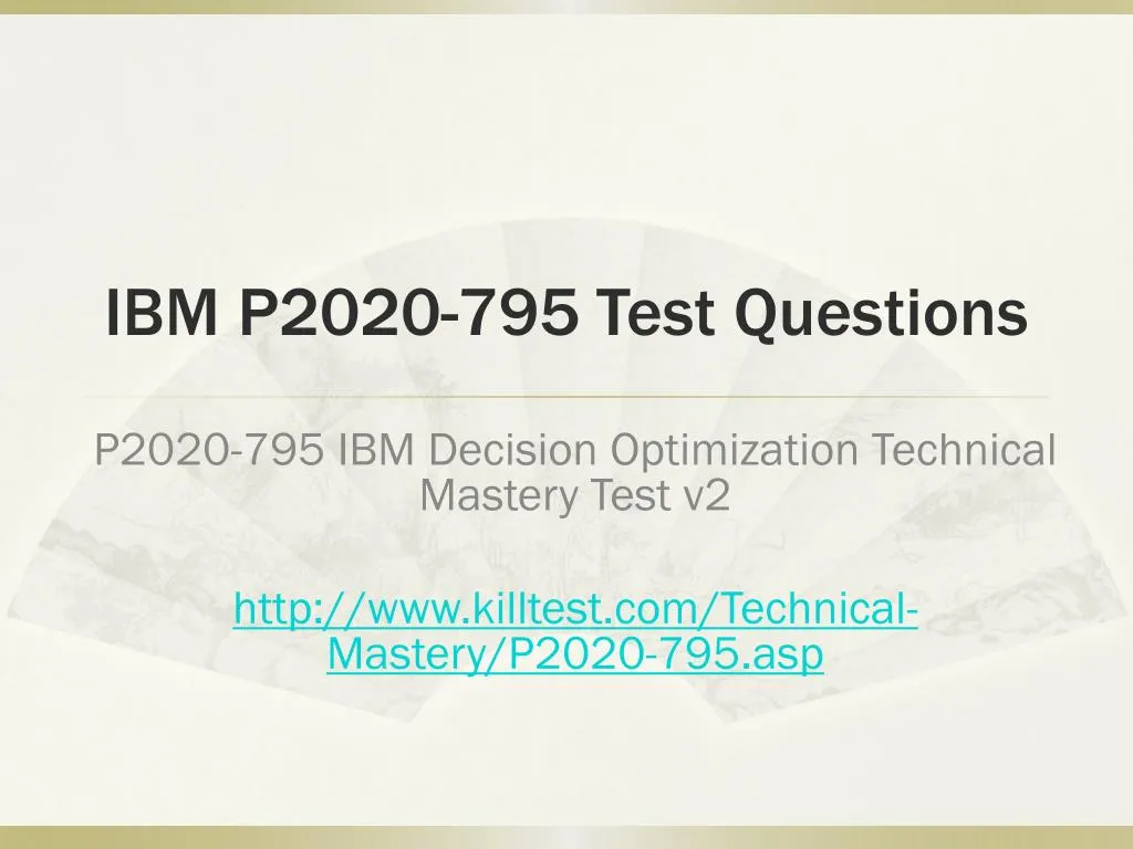 ibm p2020 795 test questions
