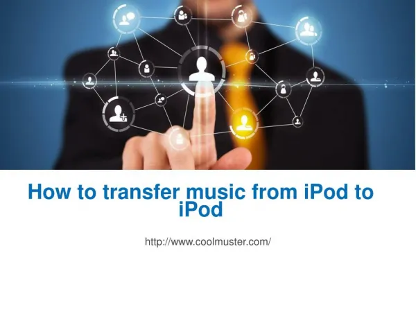 How to transfer music from iPod to iPod