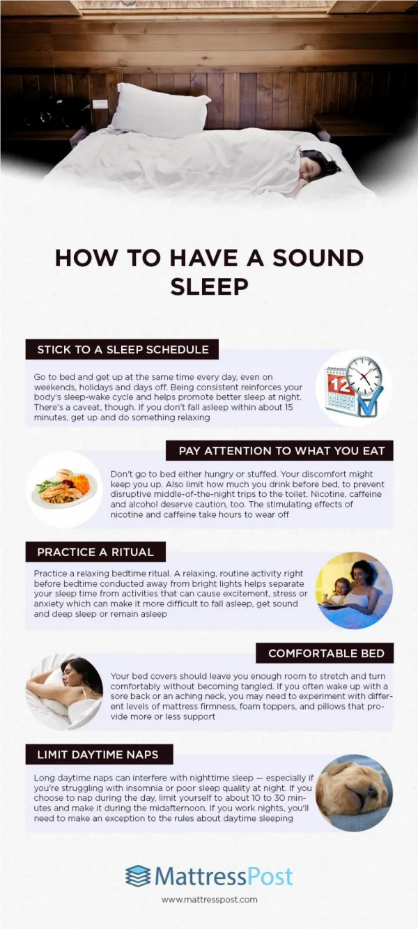 How to have a sound sleep