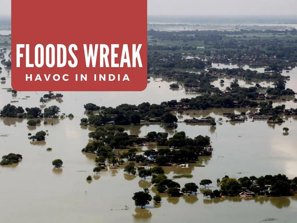 floods wreak havoc in india