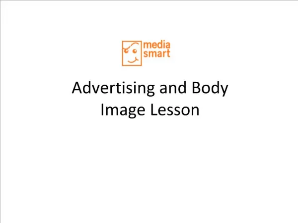 Advertising and Body Image Lesson