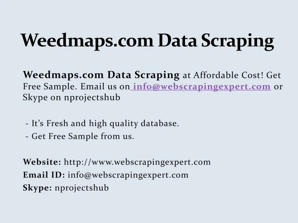 weedmaps com data scraping