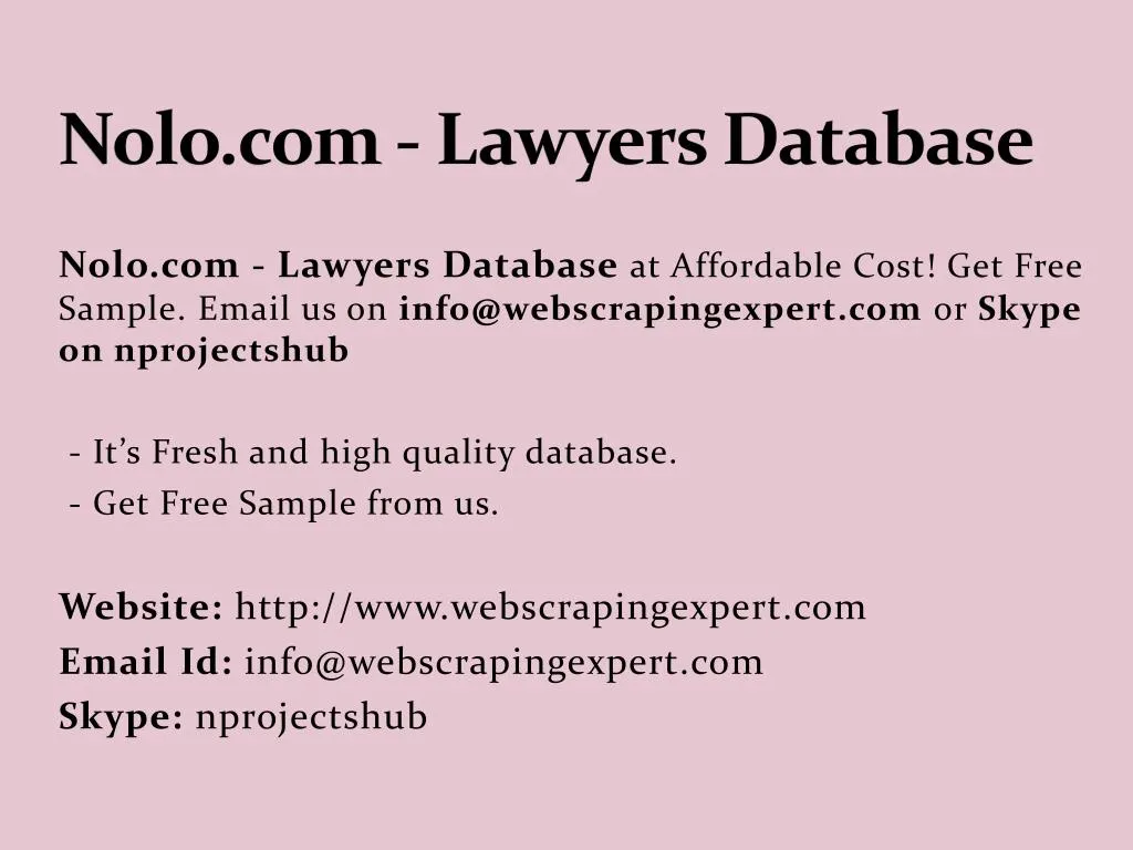 nolo com lawyers database