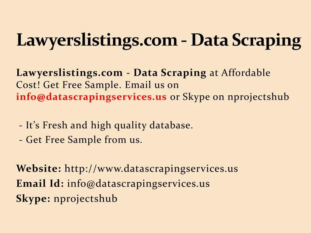 lawyerslistings com data scraping