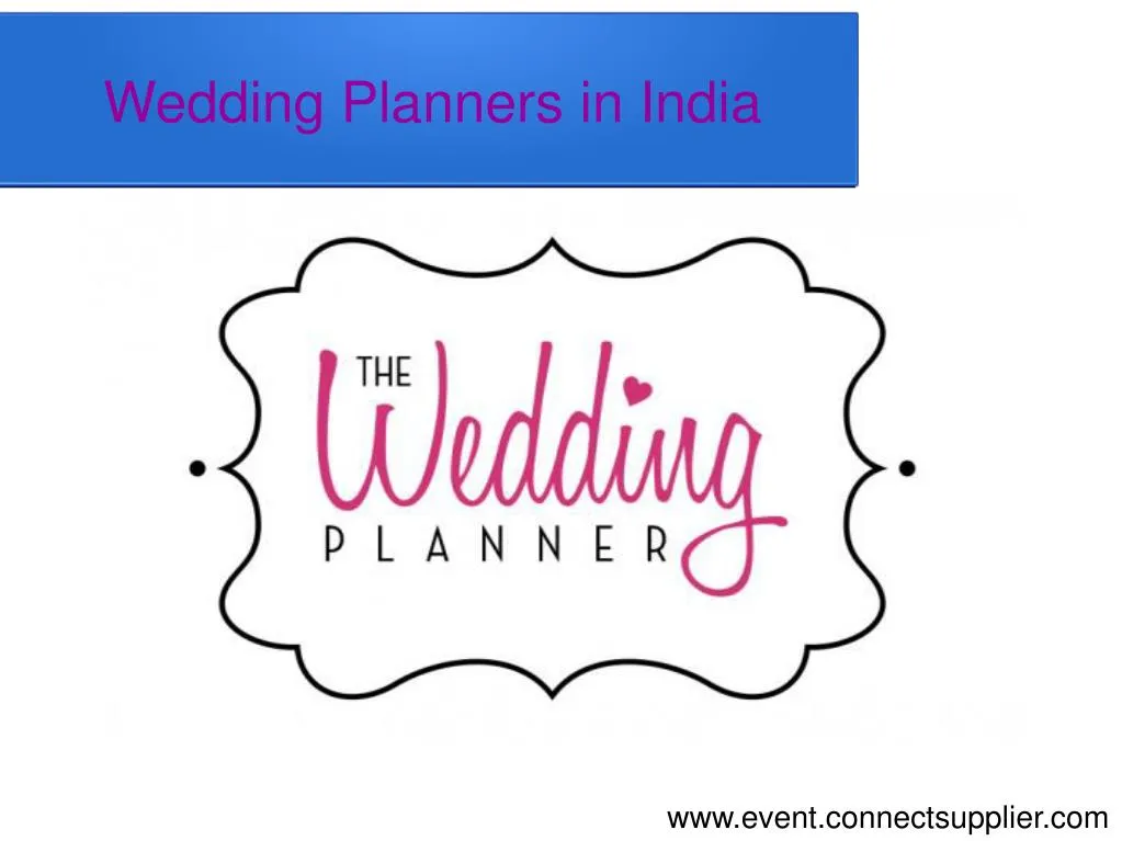 wedding planners in india