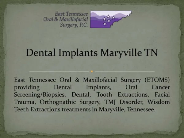 Dental Implants Maryville TN