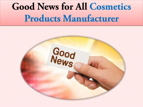 Best Consultant for Cosmetics Registration in India
