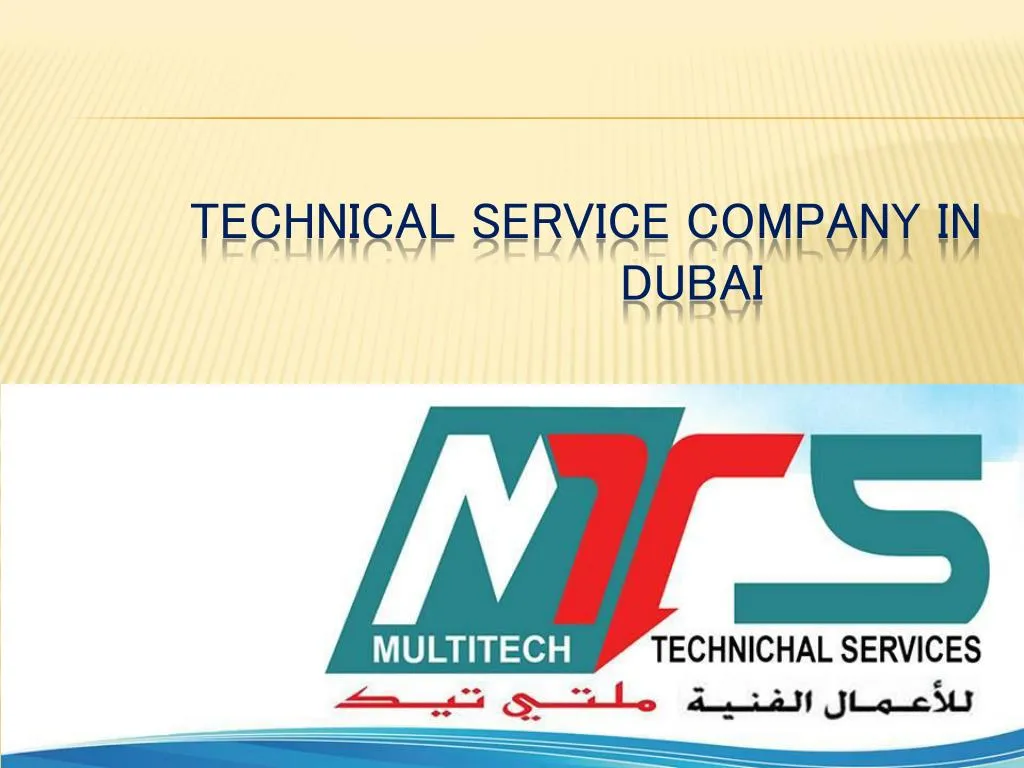 technical service company in dubai