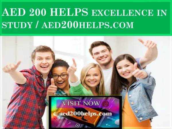 AED 200 HELPS Excellence In Study / aed200helps.com