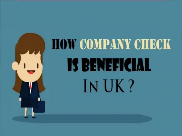How Company Check Is Beneficial In UK ?