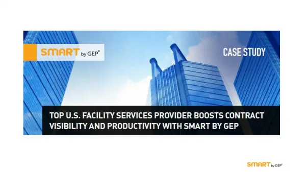 Top U.S. Facility Services Provider Boosts Contract Visibility and Productivity