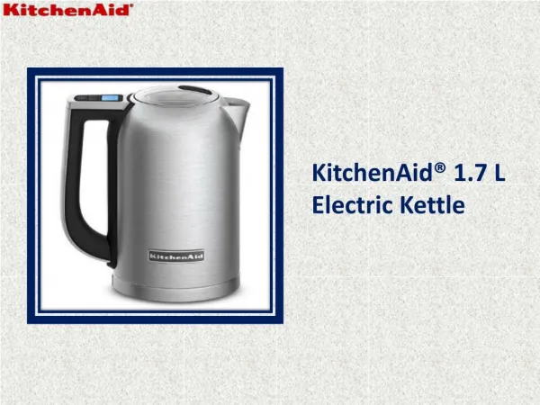 KitchenAid Electric Kettle In Indonesia