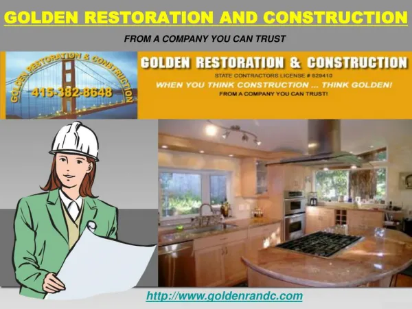 Golden Construction and Restoration Marin County