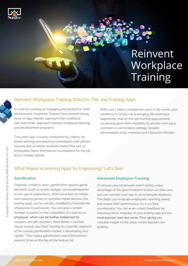 Reinvent Workplace Training With On-The-Job Training Apps
