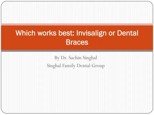 Invisalign or Dental Braces: Which is best for you?