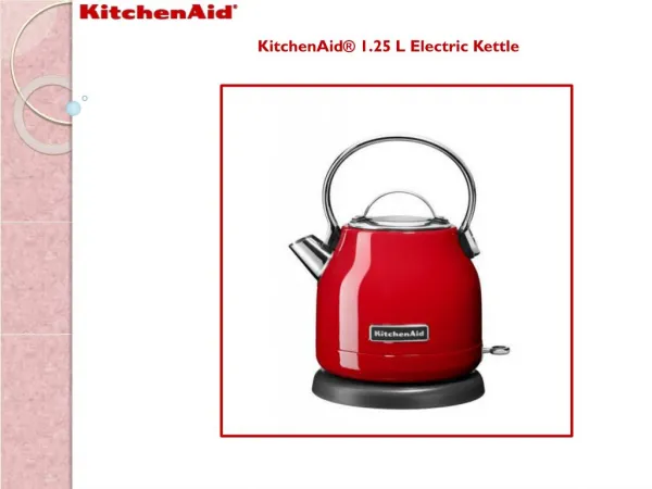 KitchenAid 1.25 L Electric Kettle