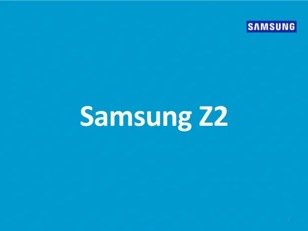 Samsung Z2 Tizen OS Smartphone