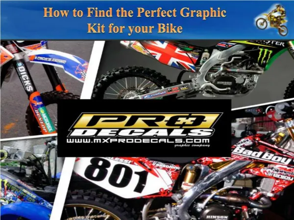 How to Find the Perfect Graphic Kit for your Bike
