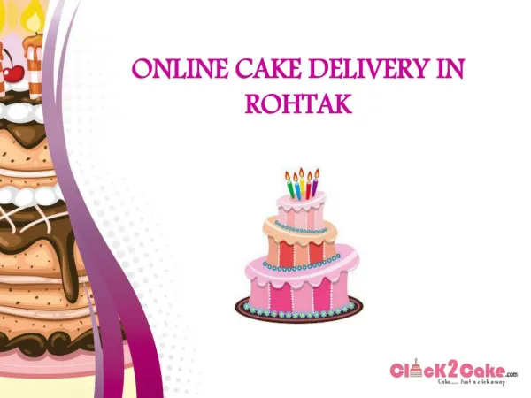 Online Cake Delivery In Rohtak