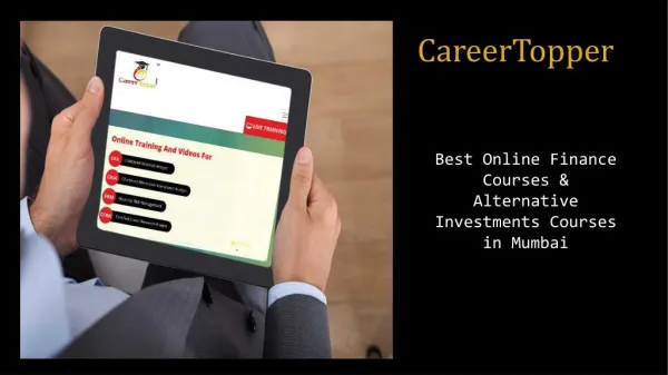 Online CAIA Training | Career Topper