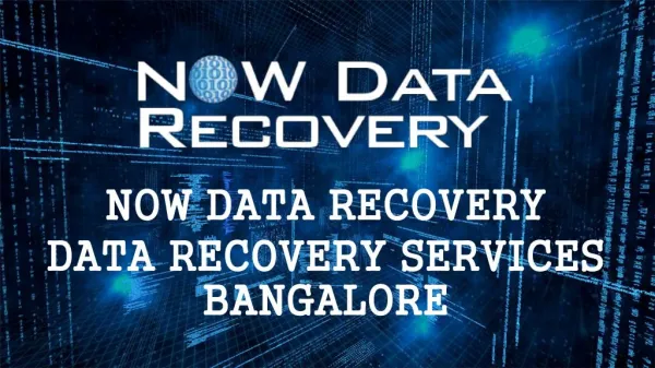 Now Data Recovery Services Bangalore India