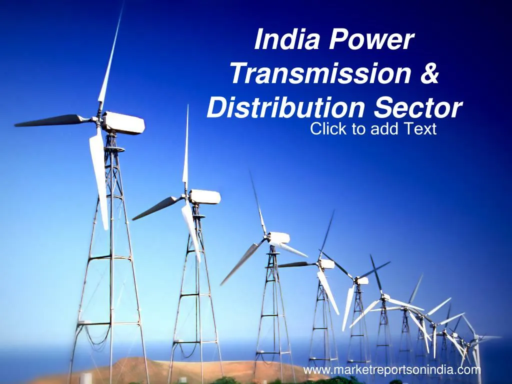 india power transmission distribution sector