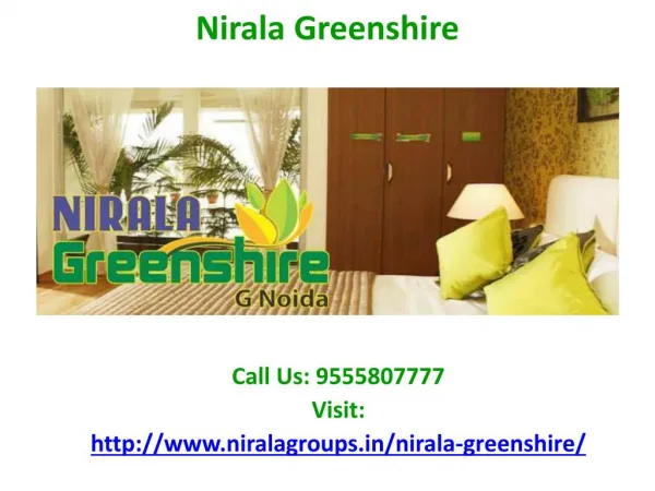 Nirala Greenshire residential apartment at Noida Extension
