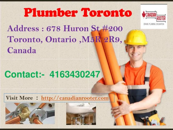 Plumbing Toronto - Canadian Rooter
