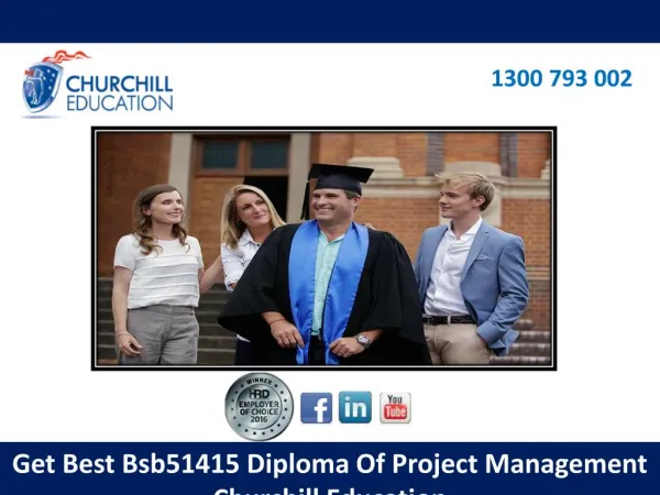 Get Best Bsb51415 Diploma Of Project Management Churchill Education