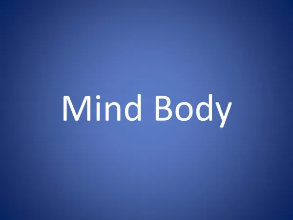 How To Have A Healthy Body, Mind,& Spirit